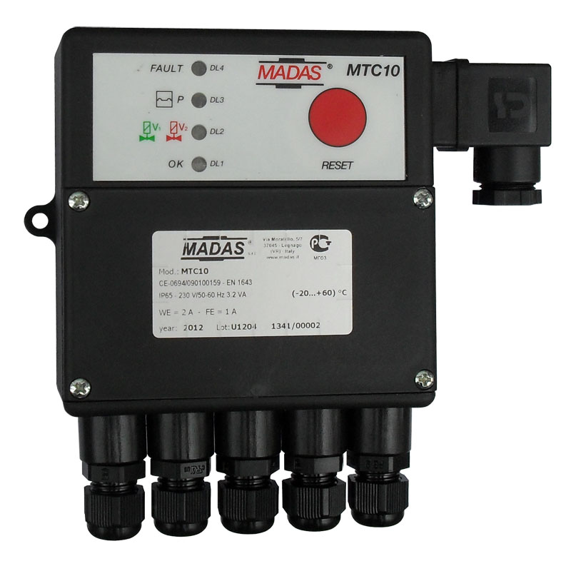 Оборудование для контроля герметичности газовых клапанов Madas